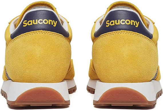 Кроссовки Saucony Jazz Original Yellow/Navy - Фото 4 большая
