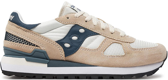 Кроссовки Saucony Shadow Original White/Navy - Фото 1 большая