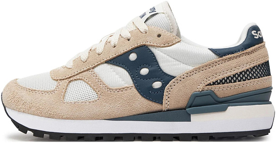 Кроссовки Saucony Shadow Original White/Navy - Фото 3 большая