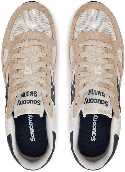 Кроссовки Saucony Shadow Original White/Navy - Фото 5 большая