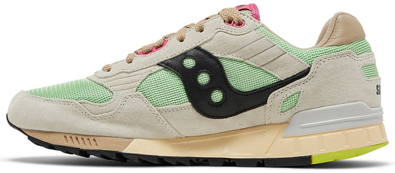 Кроссовки Saucony Shadow 5000 Beige/Green - Фото 2 большая