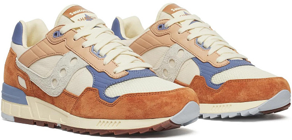 Кроссовки Saucony Shadow 5000 Light Beige/Rust - Фото 2 большая