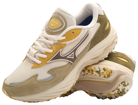 Кроссовки Mizuno Wave Rider Beta Cedar/Major Brown/Cloud Cream - Фото 7 большая