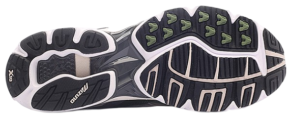 Кроссовки Mizuno Wave Rider 10 Cedar/Papyrus/SnowWhite - Фото 3 большая