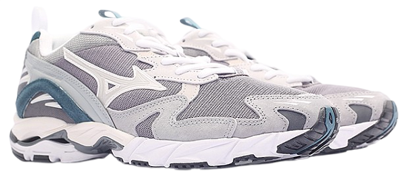 Кроссовки Mizuno Wave Rider 10 IronGate/LRock/SWhite - Фото 3 большая