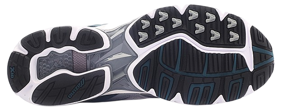 Кроссовки Mizuno Wave Rider 10 IronGate/LRock/SWhite - Фото 4 большая