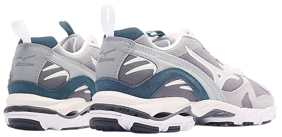 Кроссовки Mizuno Wave Rider 10 IronGate/LRock/SWhite - Фото 5 большая