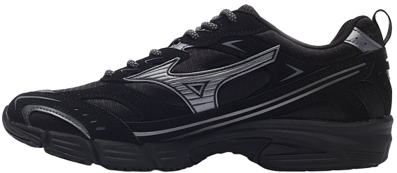 Кроссовки Mizuno Mxr Tech Black/Metallic Gray - Фото 2 большая