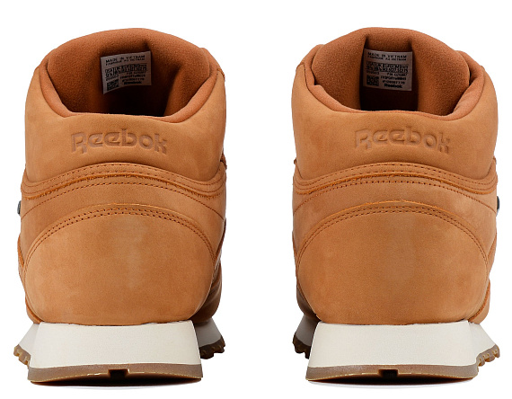 Кроссовки мужские Reebok Cl Lthr Mid Gtx-Thin L-Brown - Фото 5 большая