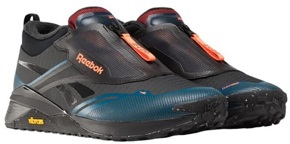 Кроссовки Reebok Nano X4 Adventure Winter Grey 6/Black/Escape Blue - Фото 2 большая