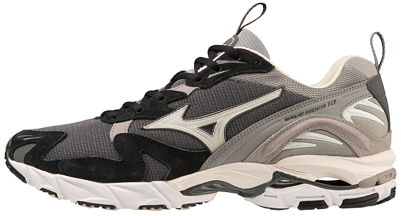 Кроссовки Mizuno Wave Rider 10 Premium DarkShad/SnowWhte/OpalGr - Фото 2 большая