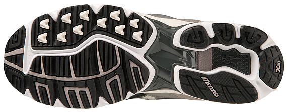 Кроссовки Mizuno Wave Rider 10 Premium DarkShad/SnowWhte/OpalGr - Фото 3 большая