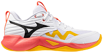 Кроссовки Mizuno Wave Momentum Pro White/Fiery Coral 2/Citrus