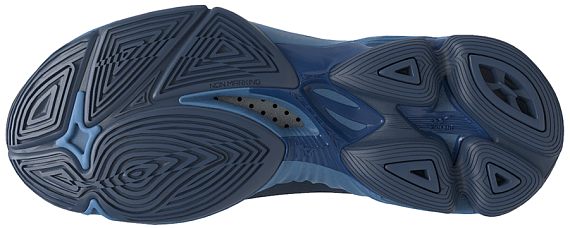 Кроссовки Mizuno Wave Lightning Z7 DarkDenim/White/BlueJasper - Фото 4 большая