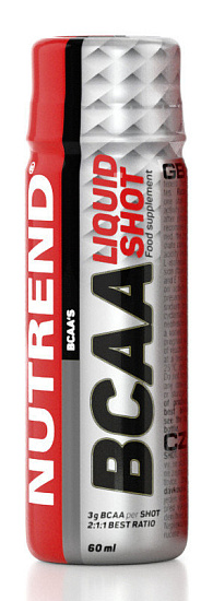 Питьевые аминокислоты Nutrend BCAA Liquid 60 мл - Фото 1 большая