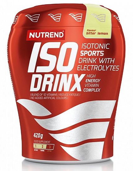 Напиток Nutrend Isodrinx 420г Горький лимон - Фото 1 большая