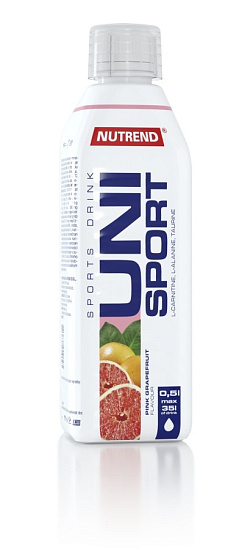Изотоник-концентрат Nutrend Unisport бутылка 500мл Розовый грейпфрут - Фото 1 большая