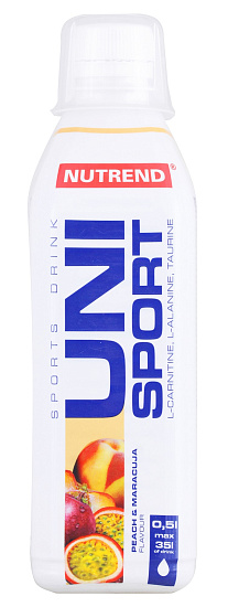 Изотоник-концентрат Nutrend Unisport бутылка 500мл Персик/Маракуйа - Фото 1 большая