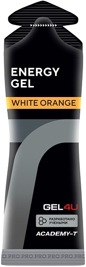 Гель GEL4U Energy Gel 60мл Апельсин - Фото 1 большая