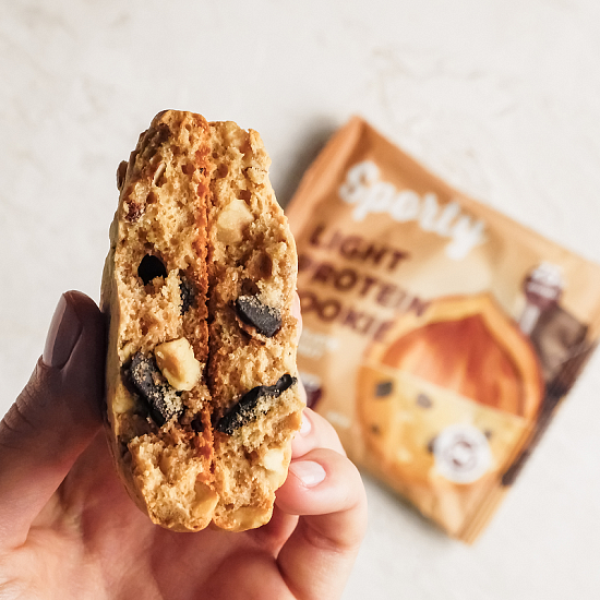 Печенье Sporty Шоколад-Фундук 40г - Фото 3 большая