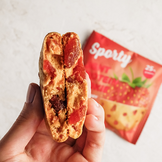 Печенье Sporty Клубника 40г - Фото 3 большая