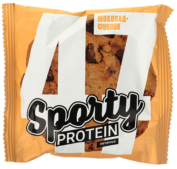 Печенье Sporty Шоколад-Фундук 60г - Фото 1 большая