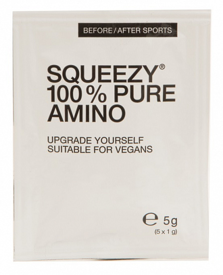 Аминокислоты Squeezy 100% Pure Amino 5 г - Фото 1 большая