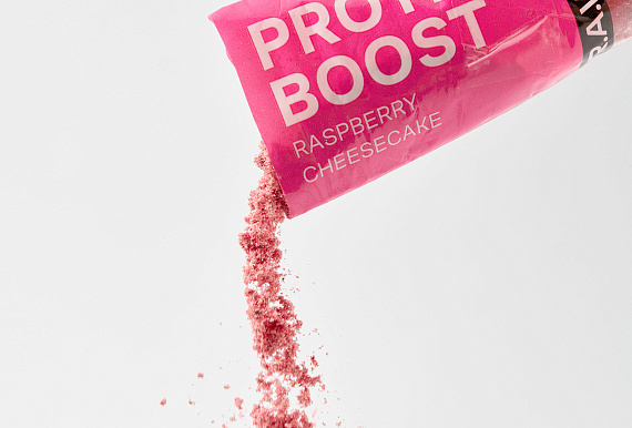 Смузи в стиках R.A.W. Life Protein Boost Raspberry Cheesecake - Фото 3 большая