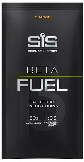 Напиток высокоуглеводный в порошке SIS Powder Beta Fuel 82 г Апельсин - Фото 1 большая