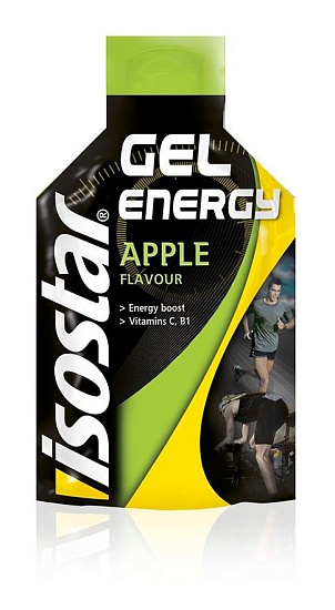 Энергетический гель Isostar GEL Energy Apple 35 г - Фото 1 большая