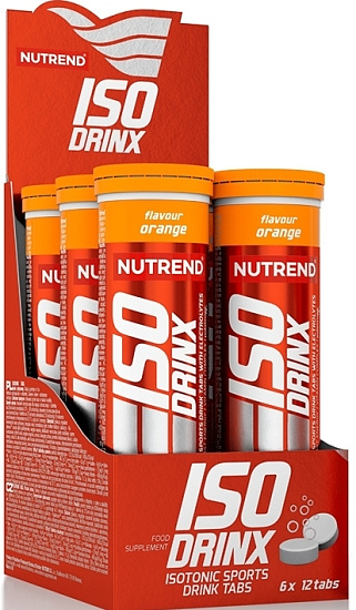 Растворимые таблетки Nutrend Isodrinx 12 tablets Апельсин - Фото 3 большая