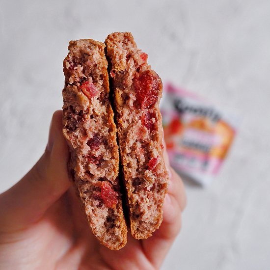 Печенье Sporty Низкокалорийное Клубника 40г - Фото 2 большая