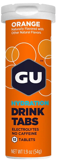 Напиток изотонический в таблетках GU Hydration Drink Tabs Апельсин - Фото 1 большая