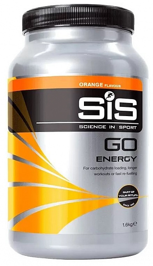 Напиток SIS GO Energy Powder 1,6кг Апельсин - Фото 1 большая