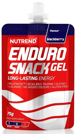 Энергетический гель Nutrend Endurosnack 75г Ежевика - Фото 1 большая
