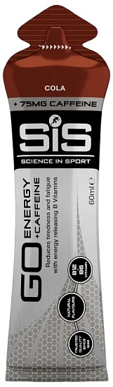 Гель SIS Go Energy+Caffeine 60мл Кола - Фото 1 большая