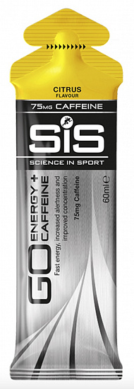 Гель SIS Go Energy + Caffeine 60 мл Цитрус - Фото 1 большая