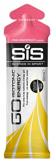 Гель SIS Go Isotonic Energy 60мл Розовый грейпфрут - Фото 1 большая