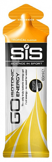 Гель SIS Go Isotonic Energy 60 мл Тропические фрукты - Фото 1 большая