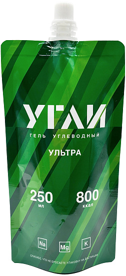 Углеводный гель УГЛИ Ультра 250мл - Фото 1 большая