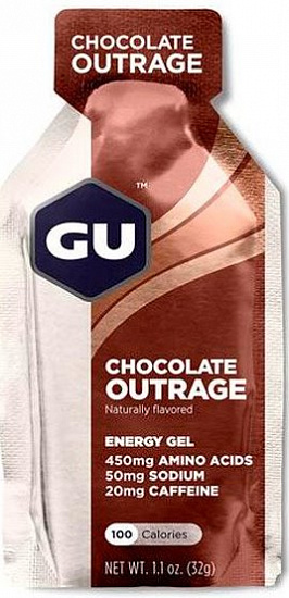 Гель энергетический GU Energy Gel Caffeine 32 г Шоколадное безумие - Фото 1 большая