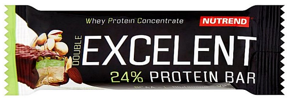 Батончик Nutrend Excelent Bar Double Миндаль-фисташка с фисташками 40 г - Фото 1 большая