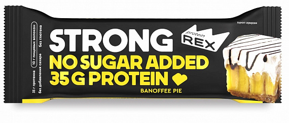 Батончик Protein Rex протеиновый Баноффи Пай 100г - Фото 1 большая