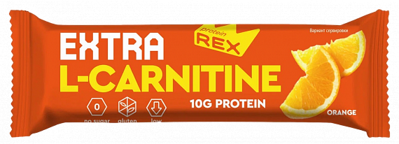 Батончик Protein Rex протеиновый Апельсин 40г - Фото 1 большая