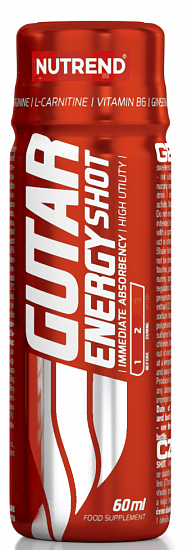 Энергетический шот Nutrend Gutar energy Shot 60мл Без вкуса - Фото 1 большая