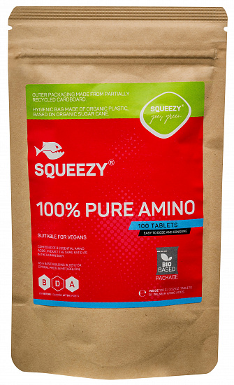 Аминокислоты Squeezy 100% Pure Amino 100шт - Фото 1 большая