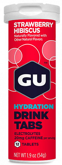 Напиток Изотонический В Таблетках Gu Hydration Drink Tabs Клубника-Гибискус - Фото 1 большая
