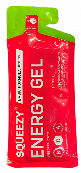 Гель с электролитами Squeezy Energy Gel Без вкуса  - Фото 1 большая