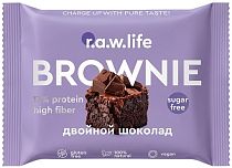 Протеиновый брауни R.A.W. Life Brownie Двойной шоколад
