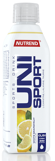 Изотоник-концентрат Nutrend Unisport бутылка 500мл Белый Грейпфрут - Фото 1 большая